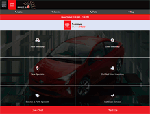 Tablet Screenshot of desertsuntoyota.com